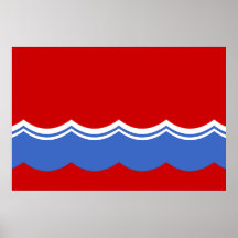 Estonian Ssr, Equatorial Guinea flag Print