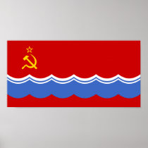 Estonian Ssr, Eritrea flag Poster