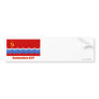 Estonian SSR Flag with Name Bumper Sticker