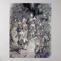 Estonian Viking Night Journey, Drawing Posters