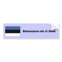 Estonians do it Best - Bumper Sticker
