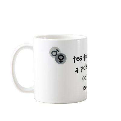 Estrogen vs Testosterone Coffee Mugs by Bestofthelot