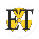 ET- Electronics Technician Round Sticker
