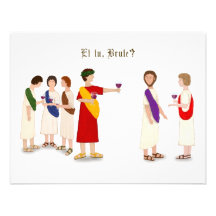 "Et tu, Brute?" Julius Caesar Personalized Announcement