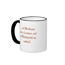 ... et Verbum caro factum est, Jesus in Manger Coffee Mugs