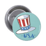 Etats-Unis-Chapeaux outre des Etats-Unis Badges Avec Agrafe