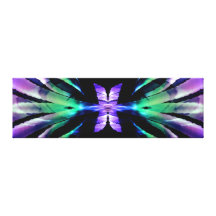 Étendue de papillon impression sur toile