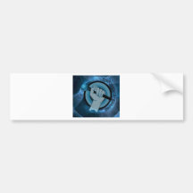 Eternal Blue Gyre Bumper Sticker