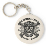 Eternal Life Begins at Death Key Chain