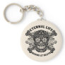 Eternal Life Begins at Death Key Chain