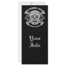 Eternal Life Begins at Death Rack Cards