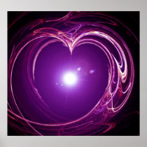 Eternal Love Fractal Poster Print