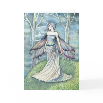 Eternity Fairy Greeting Card by Molly Harrison by robmolily