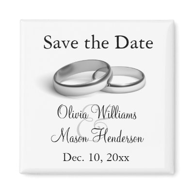 Eternity Save the Date Magnet by prettyfancyinvites