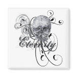 Eternity Skull Refrigerator Magnet