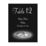 Eternity Table Number (black)