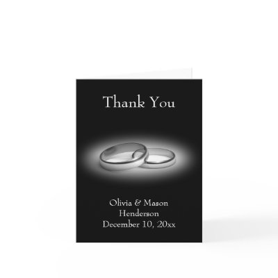 Eternity Thank You Card by prettyfancyinvites