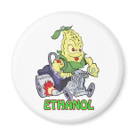 Ethanol Hot Rod Fridge Magnet