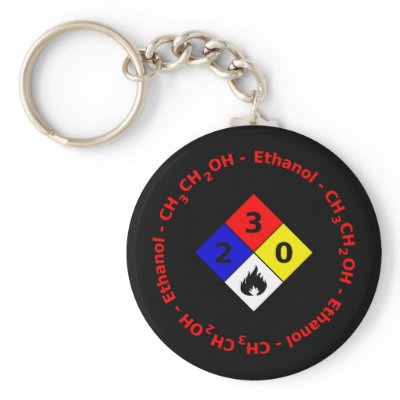 Ethanol MSDS Keychain by yarddawg