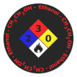 Ethanol MSDS Sticker