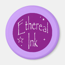 Ethereal Ink Logo Magnets