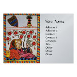 ETHERNAL LOVE , MONOGRAM platinum Business Card