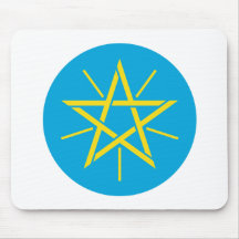 Ethiopia Coat of Arms Mouse Pad