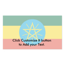 Ethiopia, Estonia flag Business Card Templates