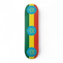 Ethiopia, Estonia flag Skateboard Deck