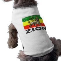 Ethiopia Flag Circa 1840 Rastafari Doggie Shirt