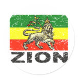 Ethiopia Flag Circa 1840 Rastafari Sticker