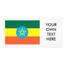 Ethiopia Flag Photo Greeting Card