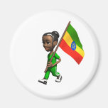 Ethiopian Girl Refrigerator Magnets
