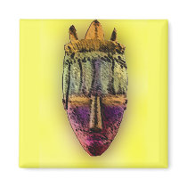 Ethnic Mask - Africa Refrigerator Magnets