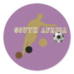 Ethnic South Africa Earth Tones Soccer player stickers