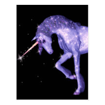 Étincelles de licorne cartes postales