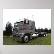 Étincelles Freightliner Cabover Poster