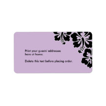 Étiquette de adresse doux de coutume de mariage de étiquette d’adresse