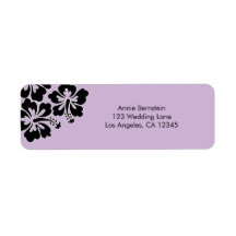 Étiquette de adresse doux de retour de mariage de  étiquette d’adresse retour
