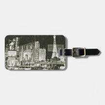 Étiquette de bagage de Las Vegas Nevada