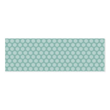 Étiquette de cadeau avec le pois bleu cartes de visite professionnelles