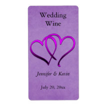 Étiquette de vin de mariage étiquette d’expédition