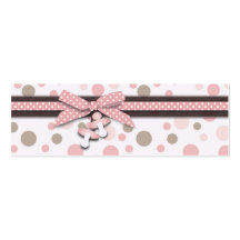 Étiquette maigre de cadeau de fille modèles de cartes de visite