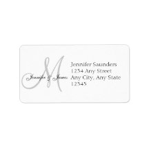 Étiquettes de adresse de carte- de réponse de mari étiquettes d’adresse