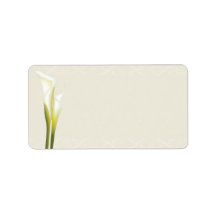 Étiquettes de adresse de zantedeschia étiquette d’adresse