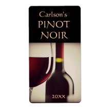 Étiquettes faits maison de vin (verticaux) étiquette d’expédition