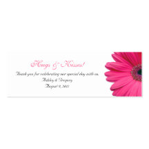 Étiquettes roses de faveur d'occasion spéciale de  cartes de visite professionnelles