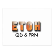 ETOH QD and PRN Postcards