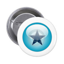 Etoile bleue Uzumaki Badge Avec Agrafe