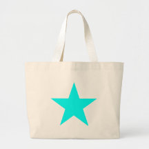 Étoile cyan les cadeaux de Zazzle de MUSÉE Sacs